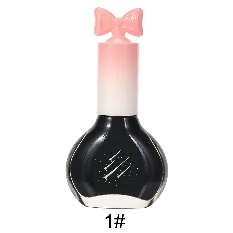 Nail polish, no-bake, quick-drying, non-peelable, nude sequins, bottom oil sealing layer, burgundy, cherries, oily nail polish w