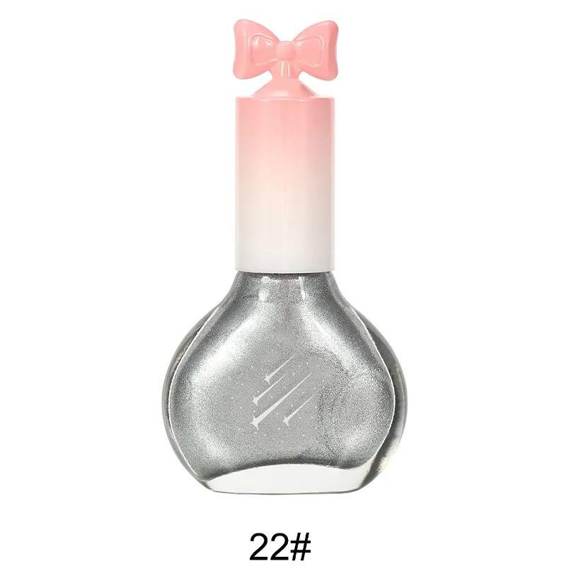 Nail polish, no-bake, quick-drying, non-peelable, nude sequins, bottom oil sealing layer, burgundy, cherries, oily nail polish w 22