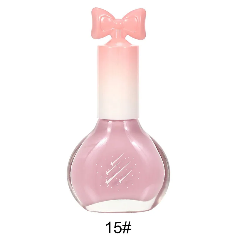 Nail polish, no-bake, quick-drying, non-peelable, nude sequins, bottom oil sealing layer, burgundy, cherries, oily nail polish w 15