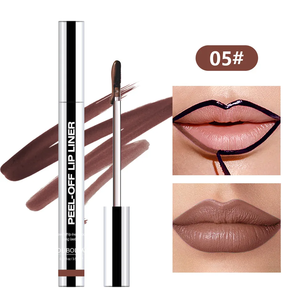 Cross border tear and pull lipliner waterproof, long-lasting, moisturizing, Dudu lip lipstick, lip color, lip glaze, popular who 6