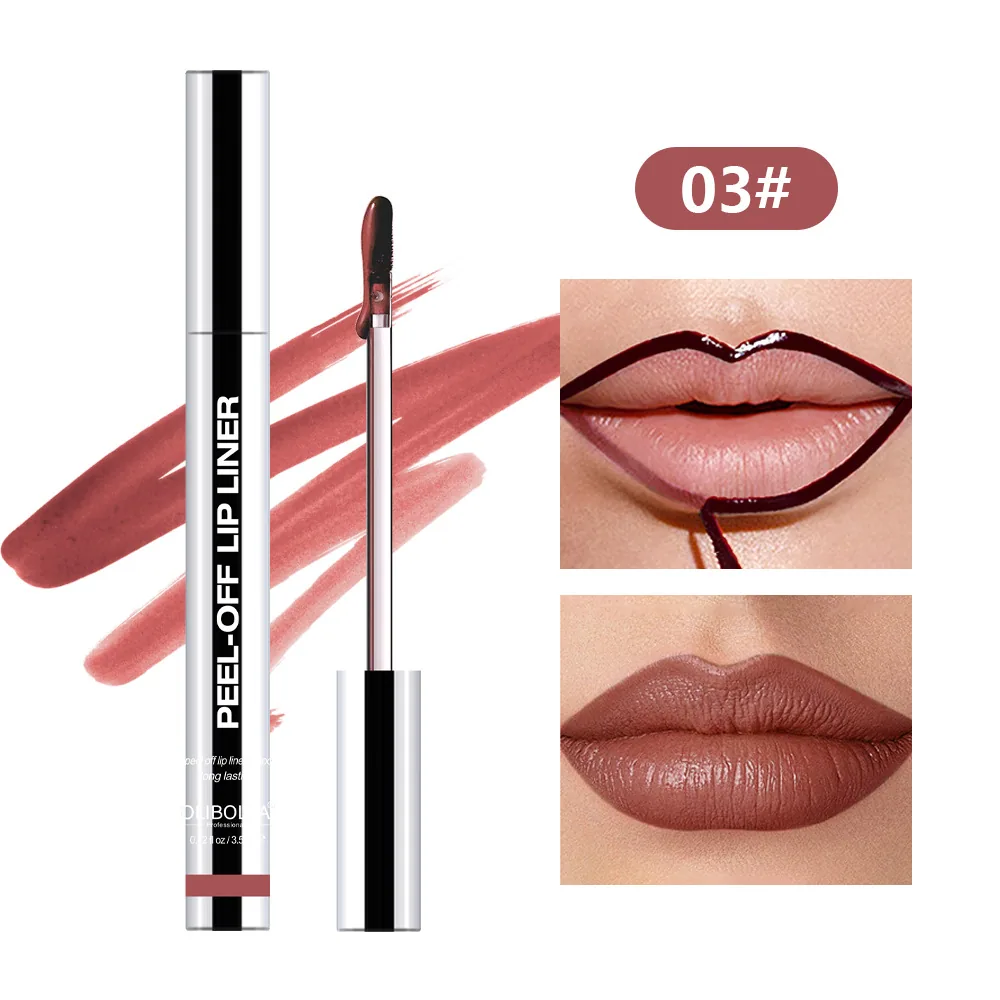 Cross border tear and pull lipliner waterproof, long-lasting, moisturizing, Dudu lip lipstick, lip color, lip glaze, popular who 4