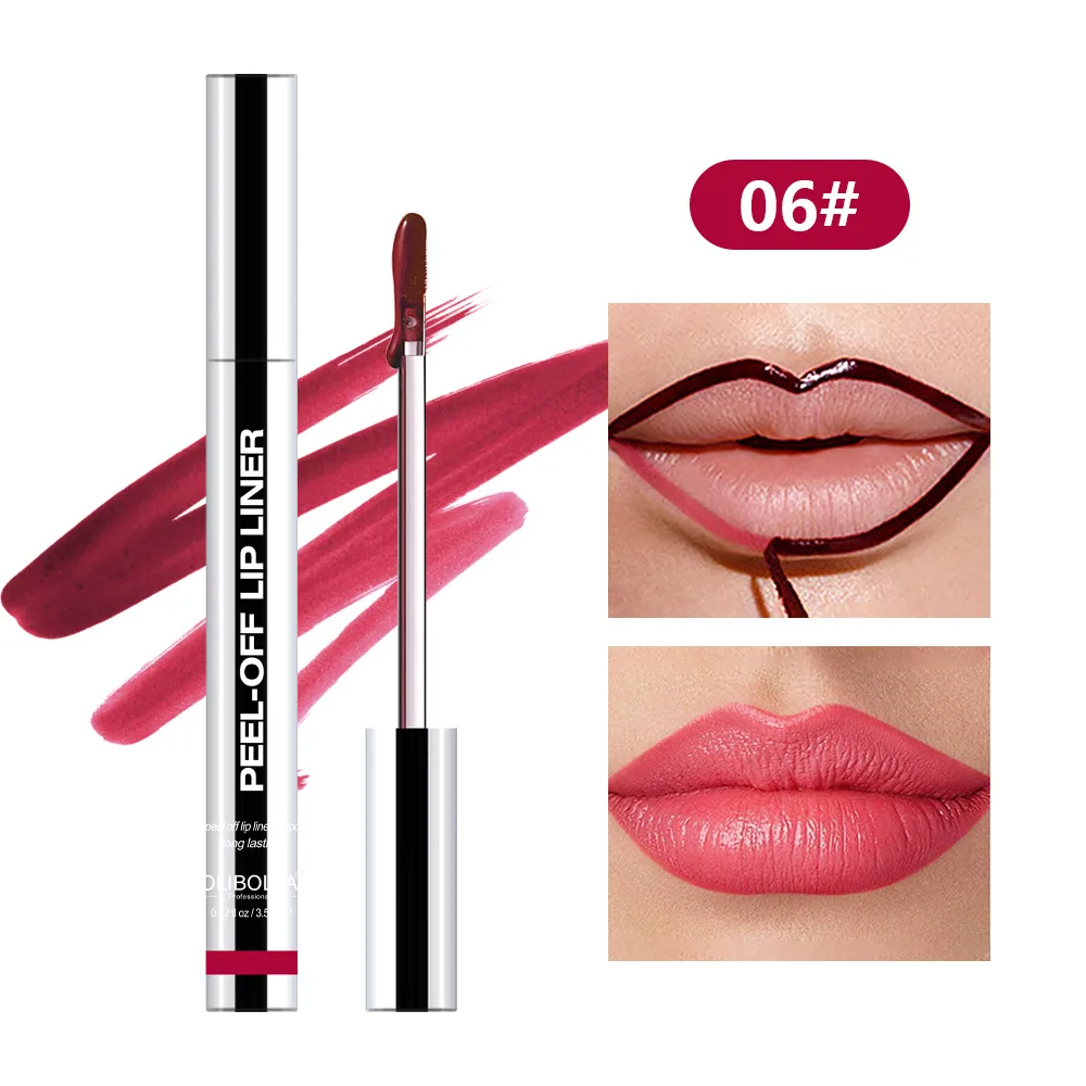 Cross border tear and pull lipliner waterproof, long-lasting, moisturizing, Dudu lip lipstick, lip color, lip glaze, popular who 7
