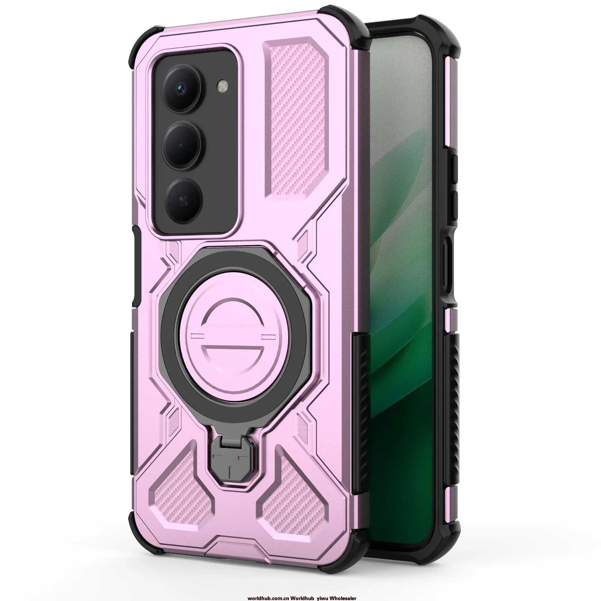 Applicable to Redmi 15 European version of J-20 ring 360-degree protective case Redmi 15 size 171 ring magnetic model 5