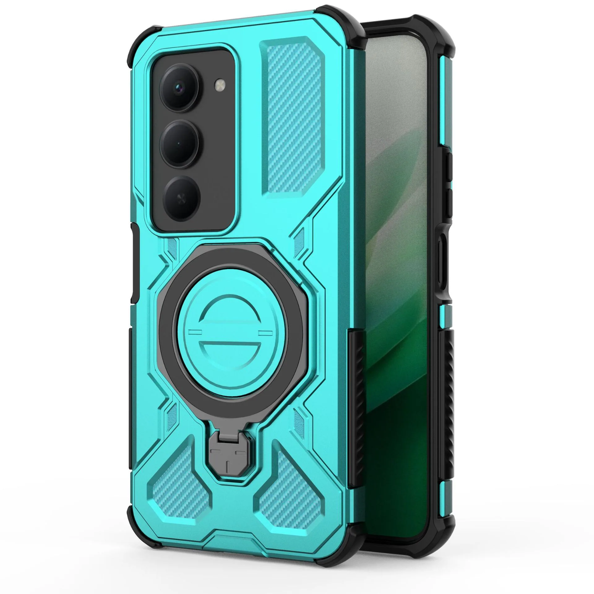 Applicable to Redmi 15 European version of J-20 ring 360-degree protective case Redmi 15 size 171 ring magnetic model 4