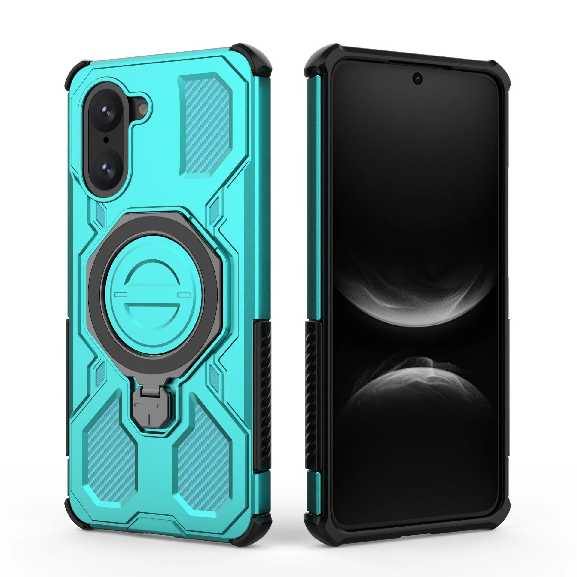 Aplicável a 1 + versão de velocidade ACE5 J-20 anel capa protetora de 360 ​​graus OnePlus NORD CE5 -capa para telefone móvel 4