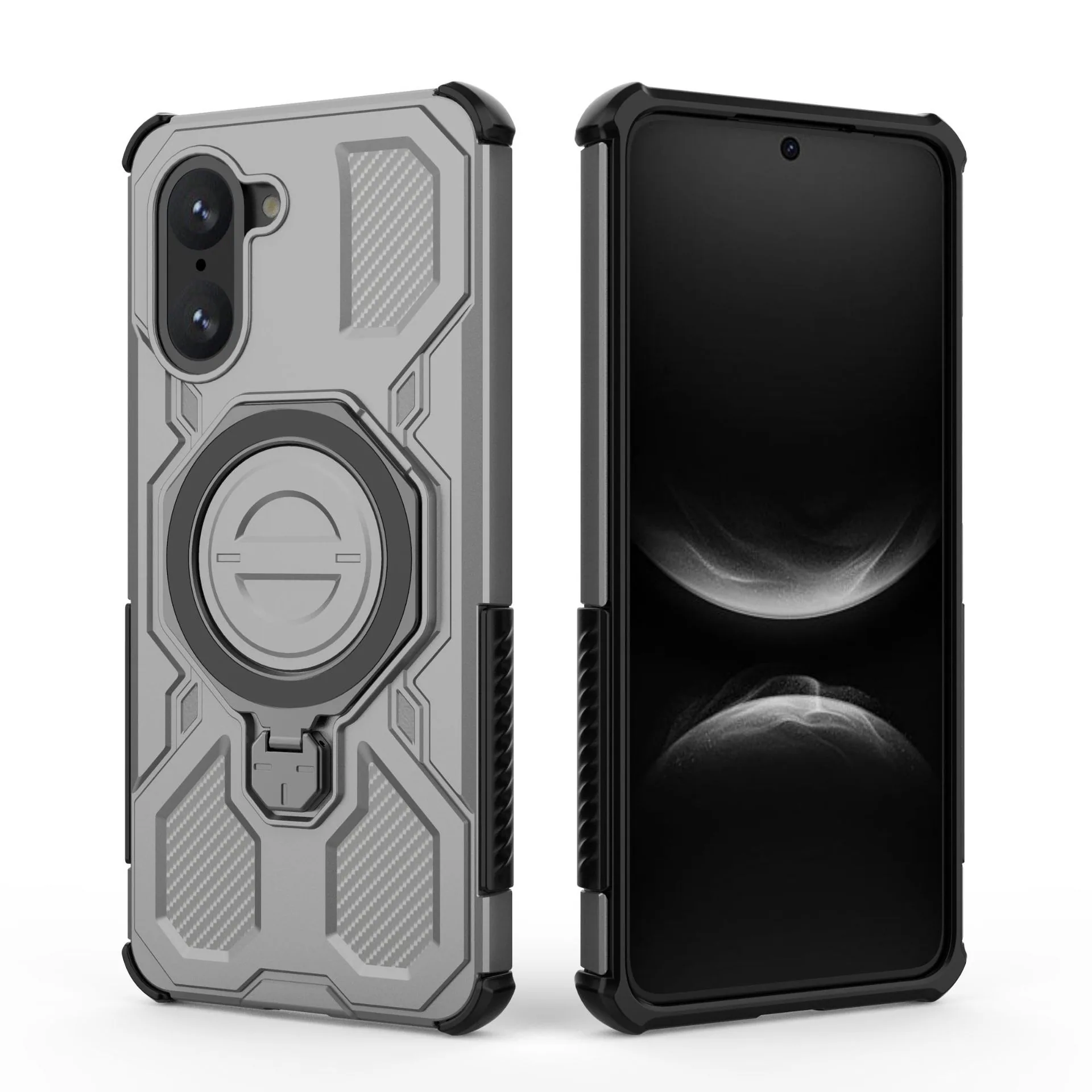 Aplicável a 1 + versão de velocidade ACE5 J-20 anel capa protetora de 360 ​​graus OnePlus NORD CE5 -capa para telefone móvel 3