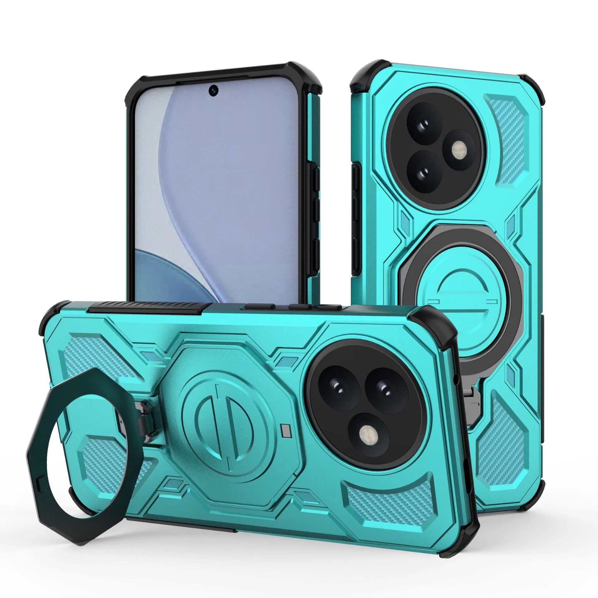 Applicable to Redmi K80ultra J20 ring 360-degree protective case Redmi K80 Extreme Edition ring magnetic attraction model 4