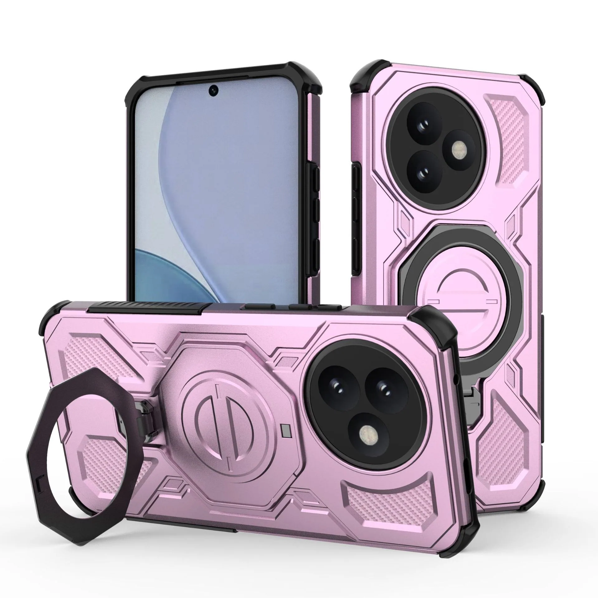 Applicable to Redmi K80ultra J20 ring 360-degree protective case Redmi K80 Extreme Edition ring magnetic attraction model 5