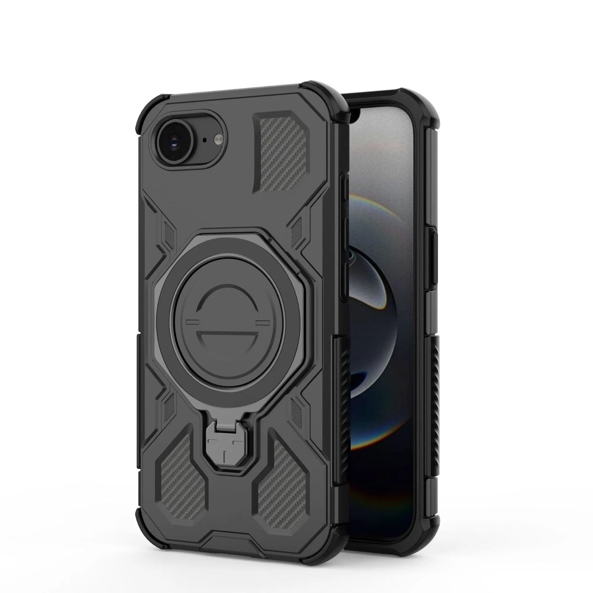 Sui for iPhone 16E J-20 ring 360 degree protective case, iPhone 16E J-20 anti phone case
