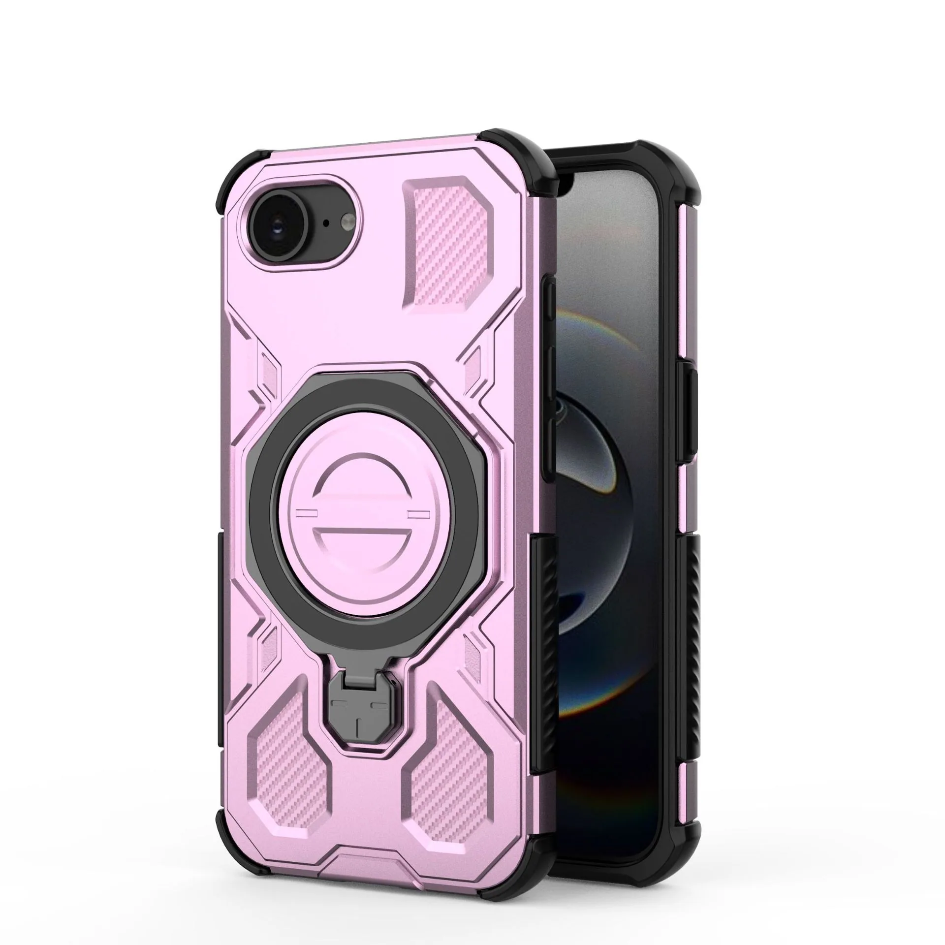 Sui for iPhone 16E J-20 ring 360 degree protective case, iPhone 16E J-20 anti phone case 5
