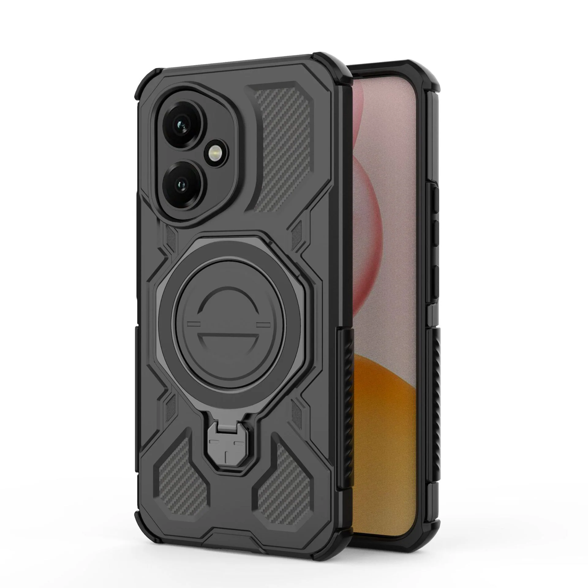 Applicable to the Honor 400 International Edition J-20 Ring 360-degree Protective Case Honor 400 Magnetic -resistant Phone Case