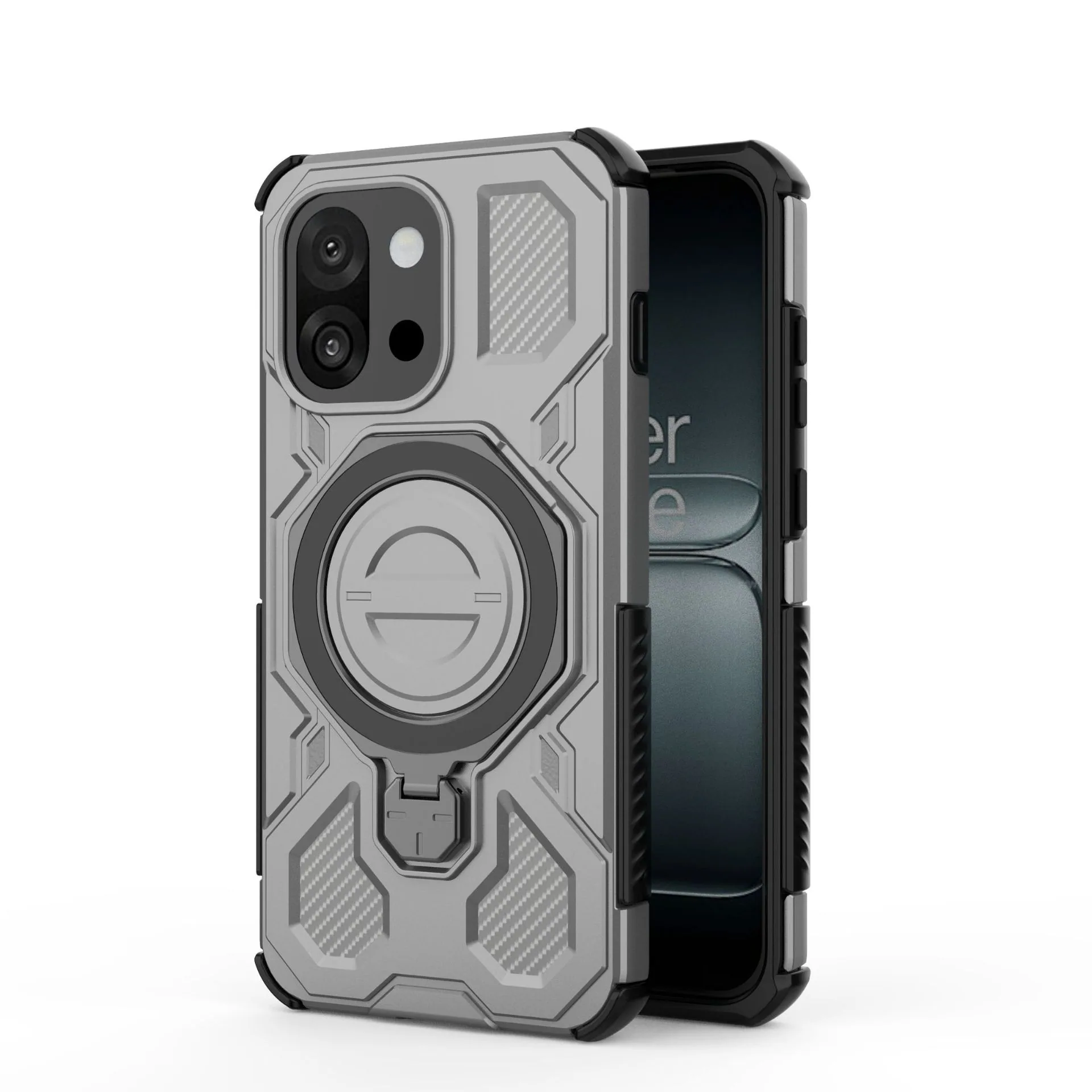 Applicable to 1+13T J-20 ring 360-degree protective case OnePlus 13T magnetic anti- mobile phone case 3
