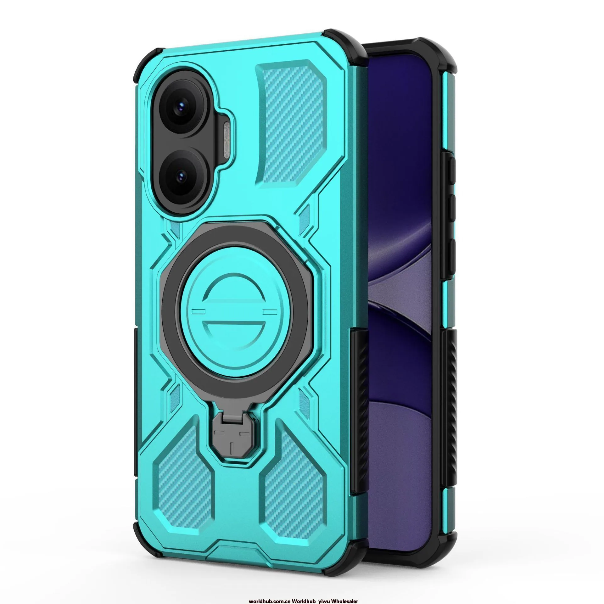 Applicable to Redmi TURBO4pro J20 ring 360-degree protective case Xiaomi POCO F7 ring magnetic attribution model 4