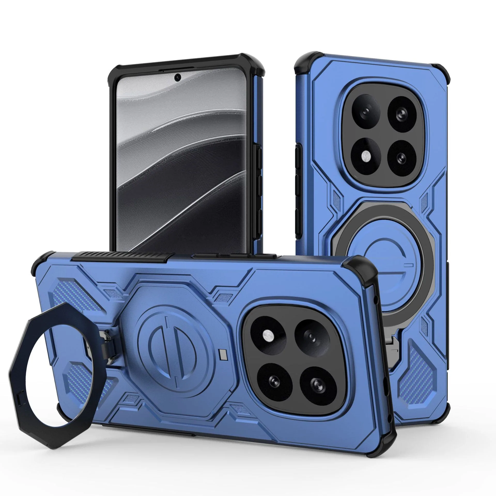 Applicable to Redmi Note14Pro Plus J20 ring 360-degree protective case Redmi Note14Pro Plus 2