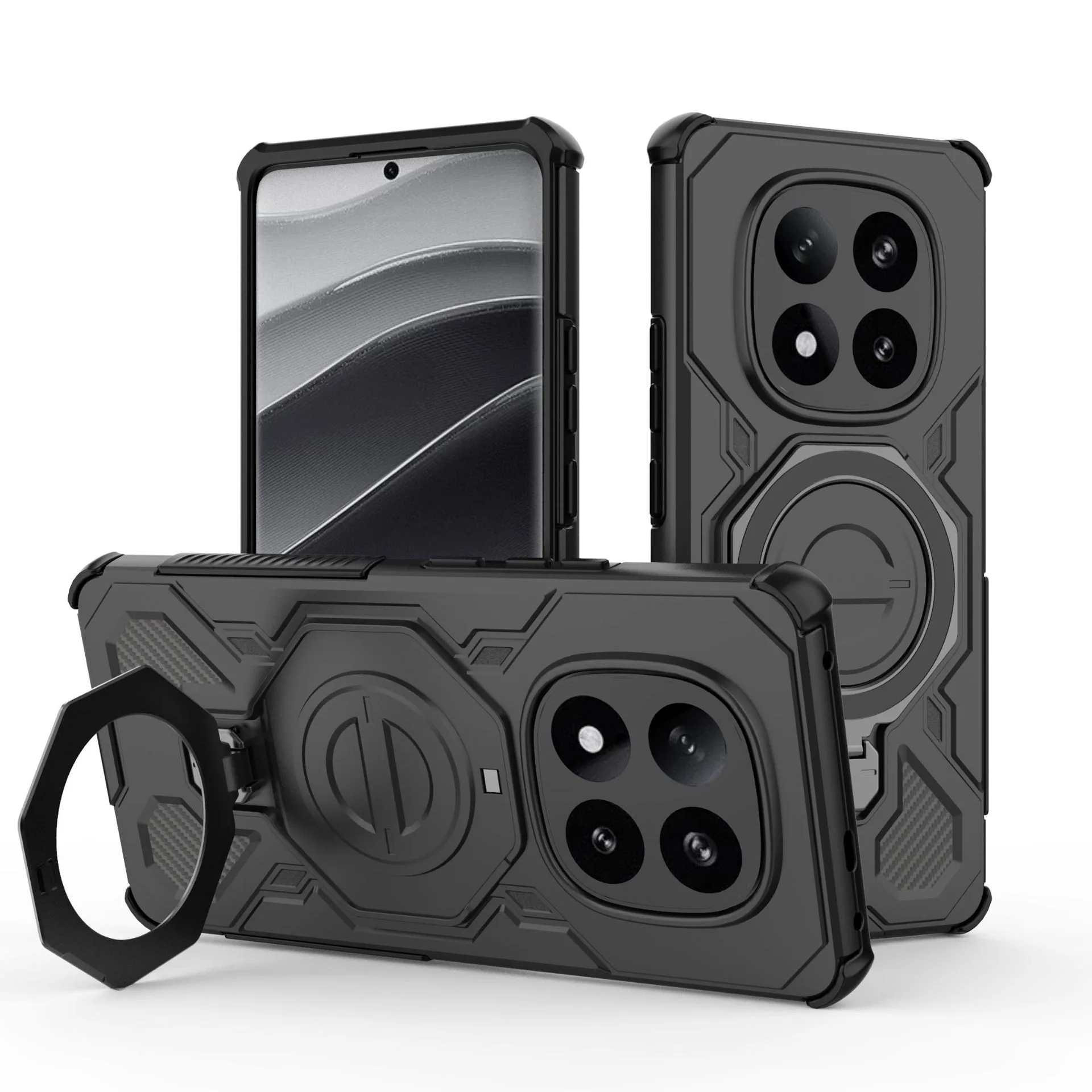 Applicable to Redmi Note14Pro Plus J20 ring 360-degree protective case Redmi Note14Pro Plus