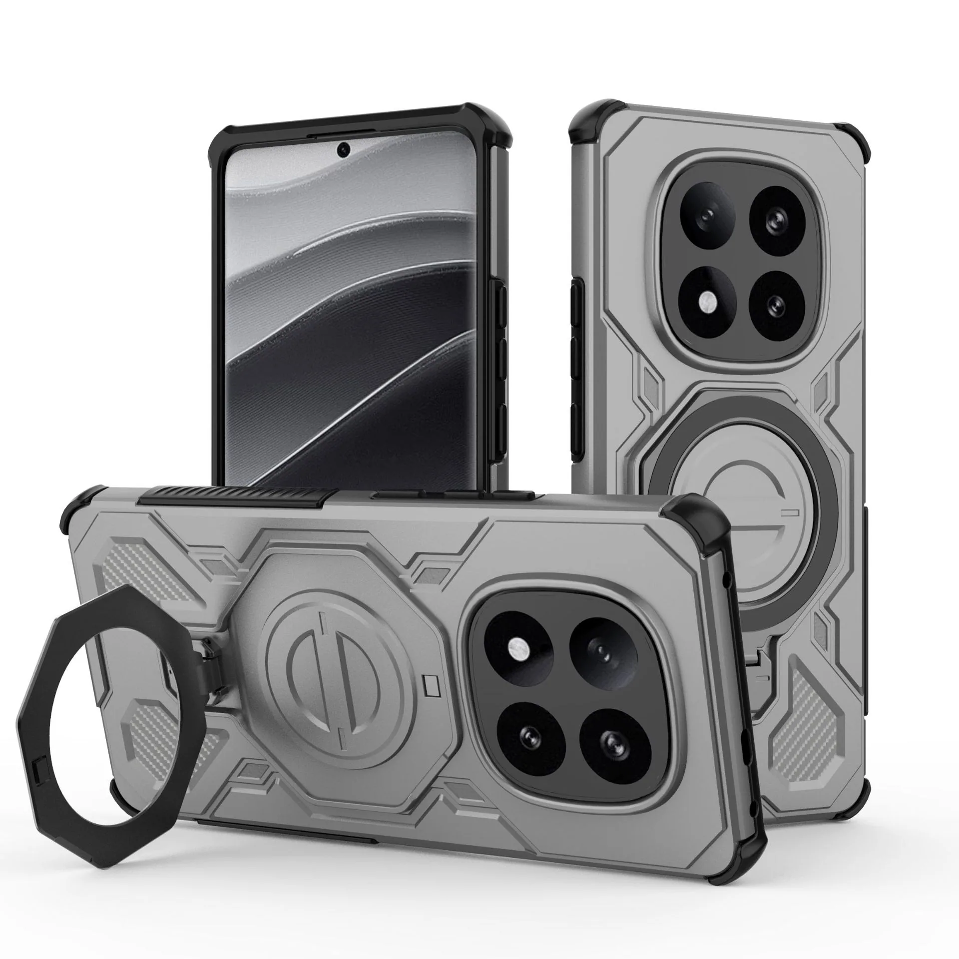 Applicable to Redmi Note14Pro Plus J20 ring 360-degree protective case Redmi Note14Pro Plus 3