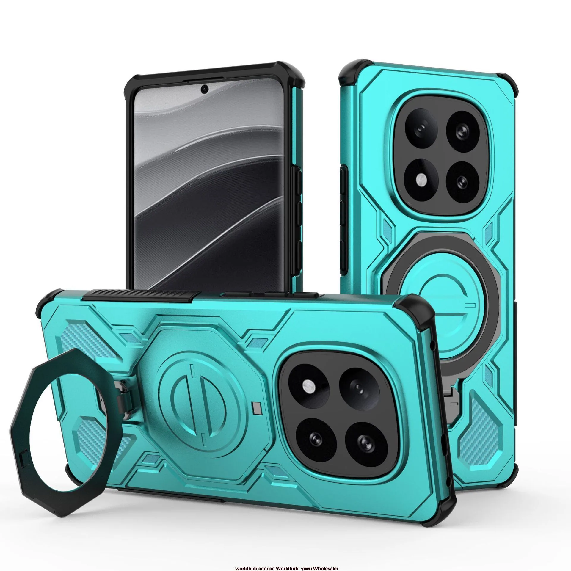 Applicable to Redmi Note14Pro Plus J20 ring 360-degree protective case Redmi Note14Pro Plus 4