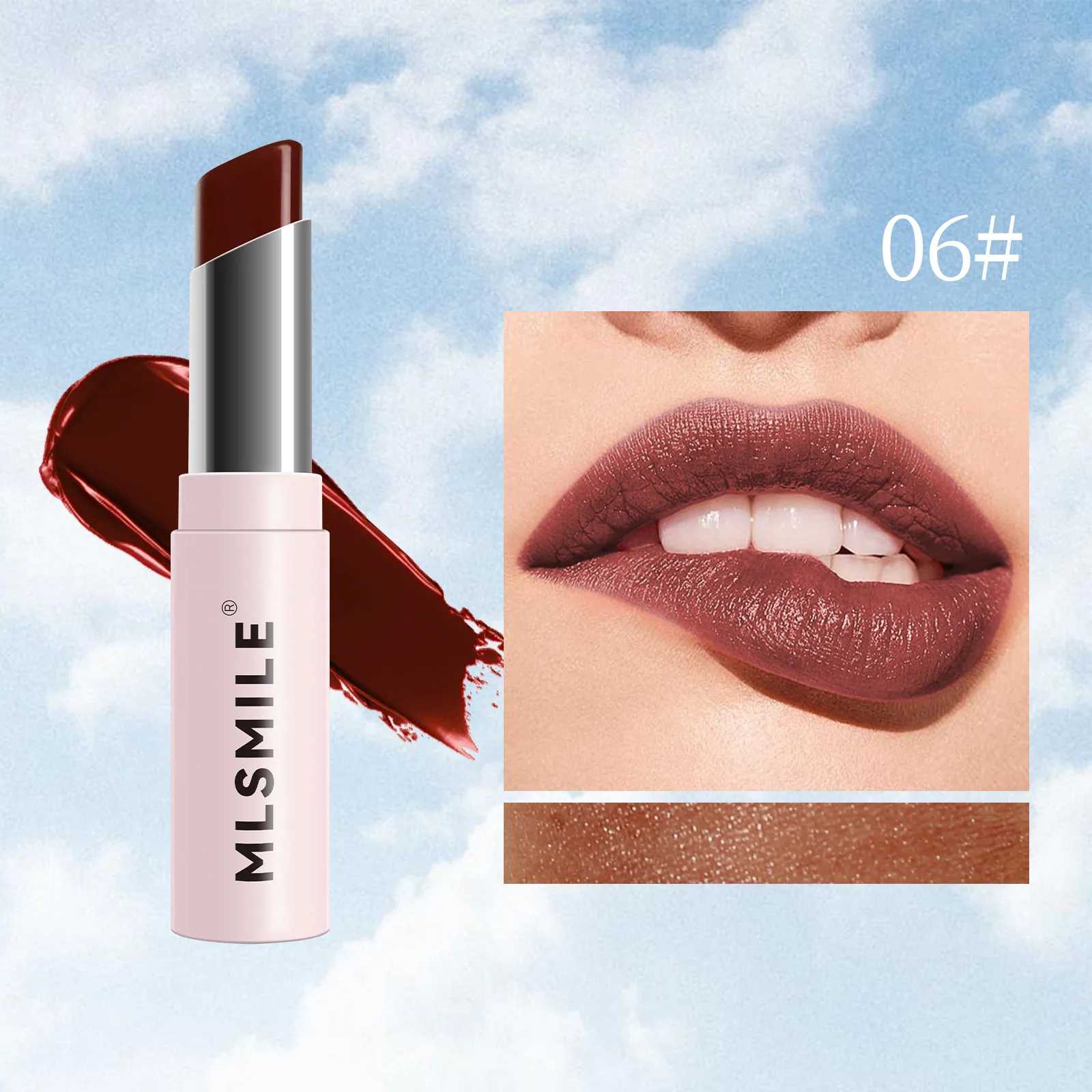 lipstick moisturizing moisturizing lipstick repair is not easy to stick to the cup waterproof and anti-dry cracking color develo 6