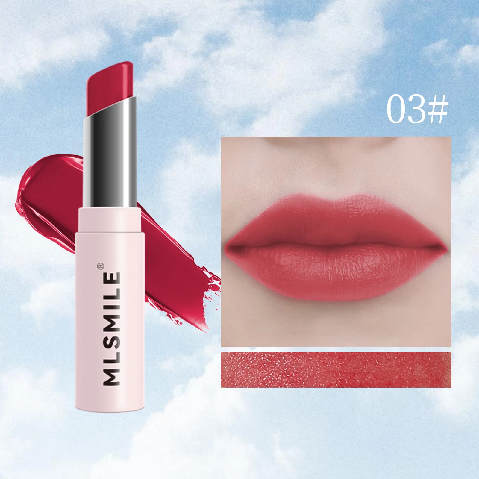 lipstick moisturizing moisturizing lipstick repair is not easy to stick to the cup waterproof and anti-dry cracking color develo 3