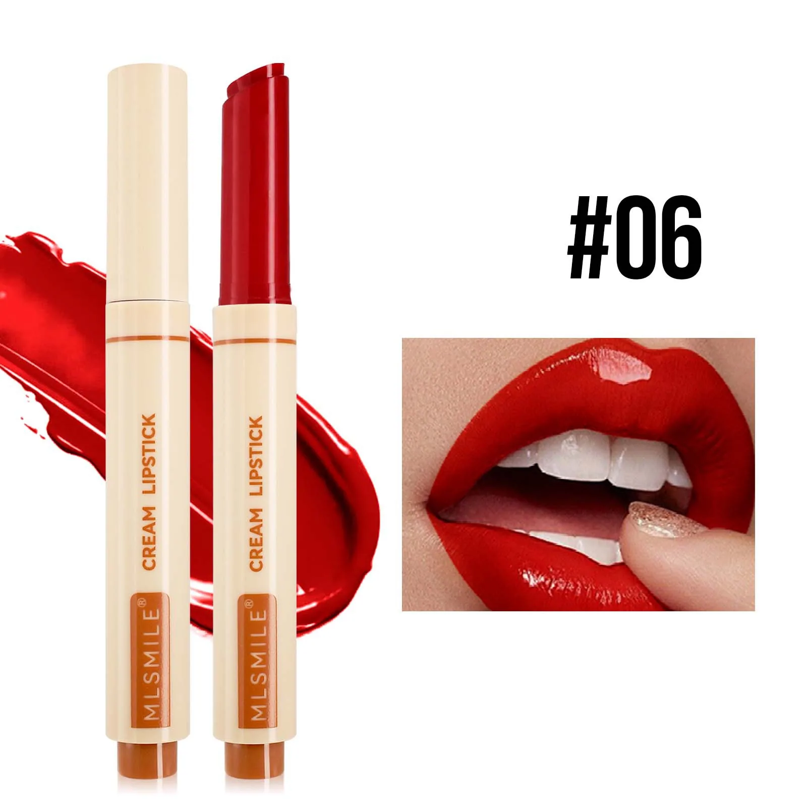 makeup 6 colors press lipstick pen solid lip honey jelly lip lightening lip lines moisturizing moisturizing lipstick wholesale 6
