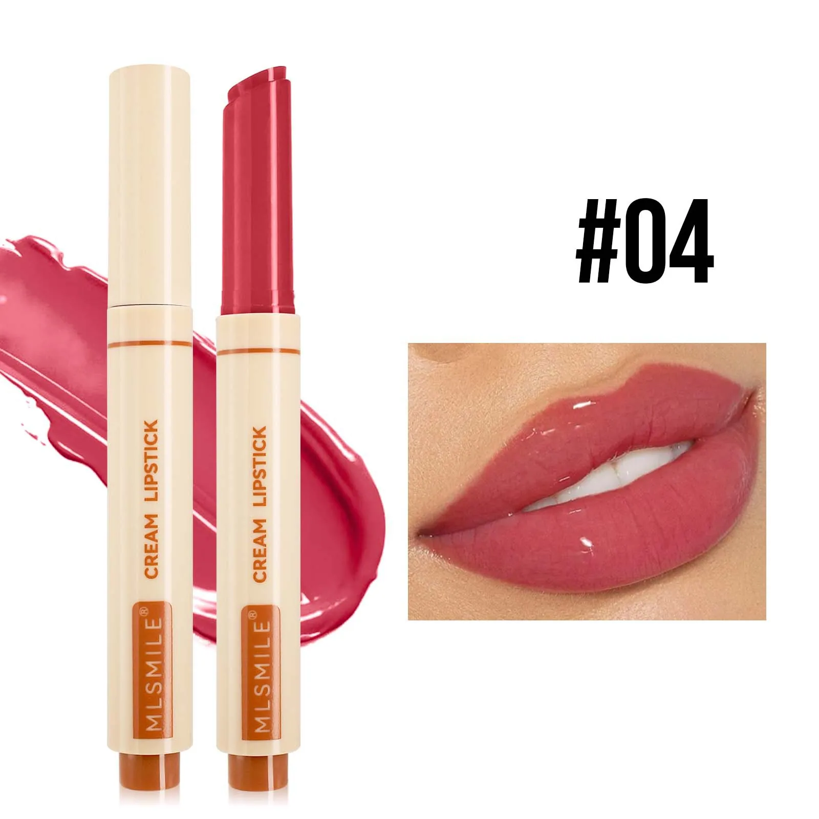 makeup 6 colors press lipstick pen solid lip honey jelly lip lightening lip lines moisturizing moisturizing lipstick wholesale 4