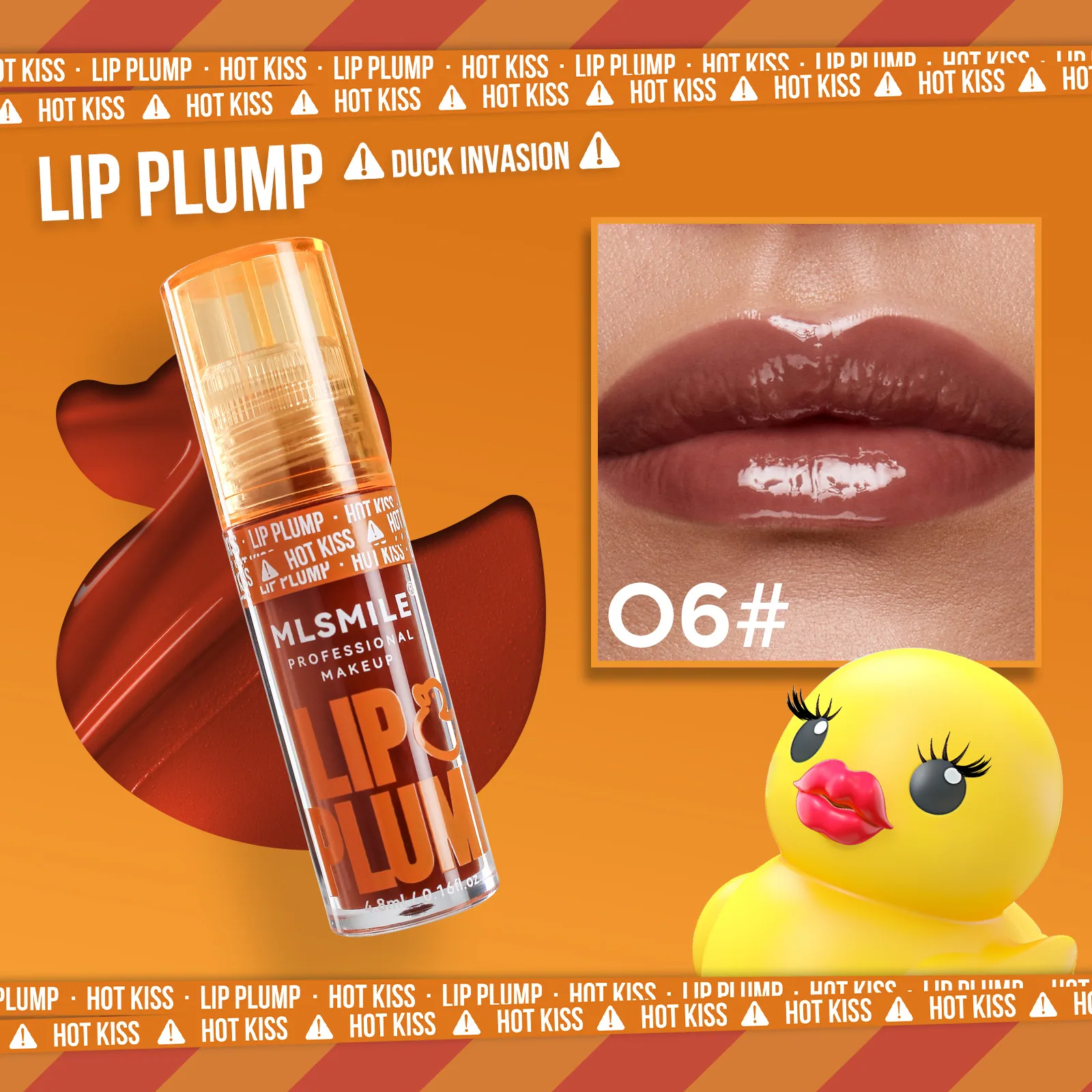duck lip plumping oil lip honey mirror lip glaze pearlescent lip gloss liquid lipstick lip care oil transparent lip gloss 6