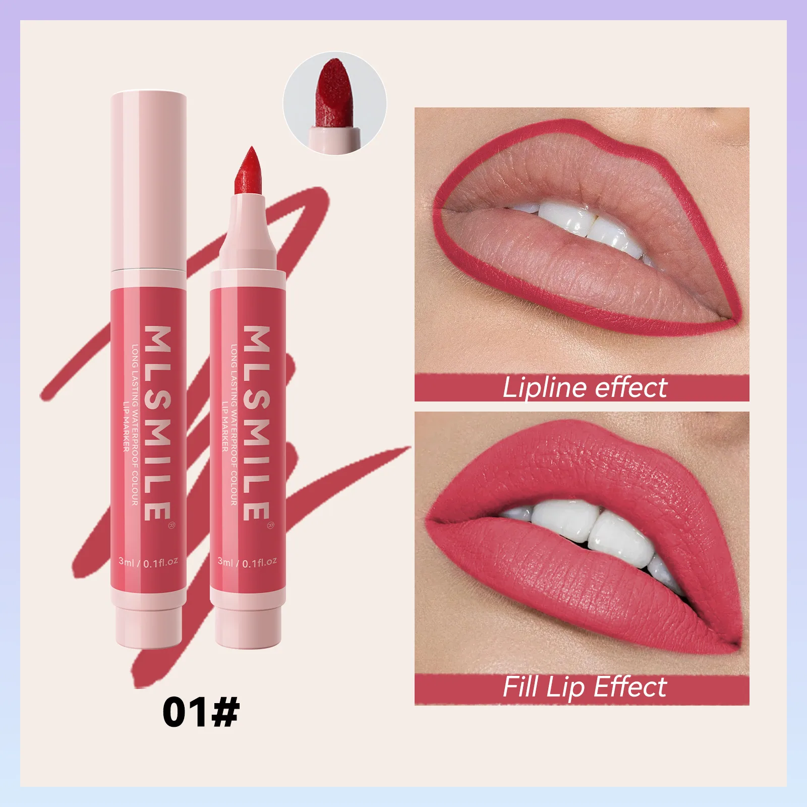 matte marker liquid lipstick non-stick lip gloss waterproof non-fading lip liner lip glaze