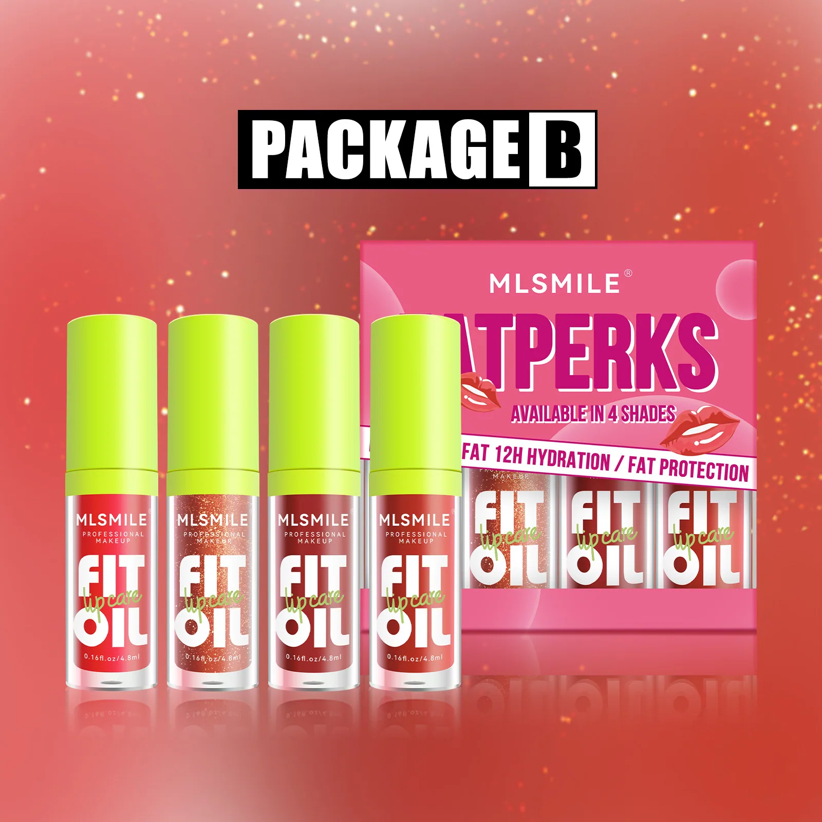 mirror lip glaze moisturizing lip plumping liquid lip moisturizing lip oil transparent water gloss lip gloss lip gloss set 2