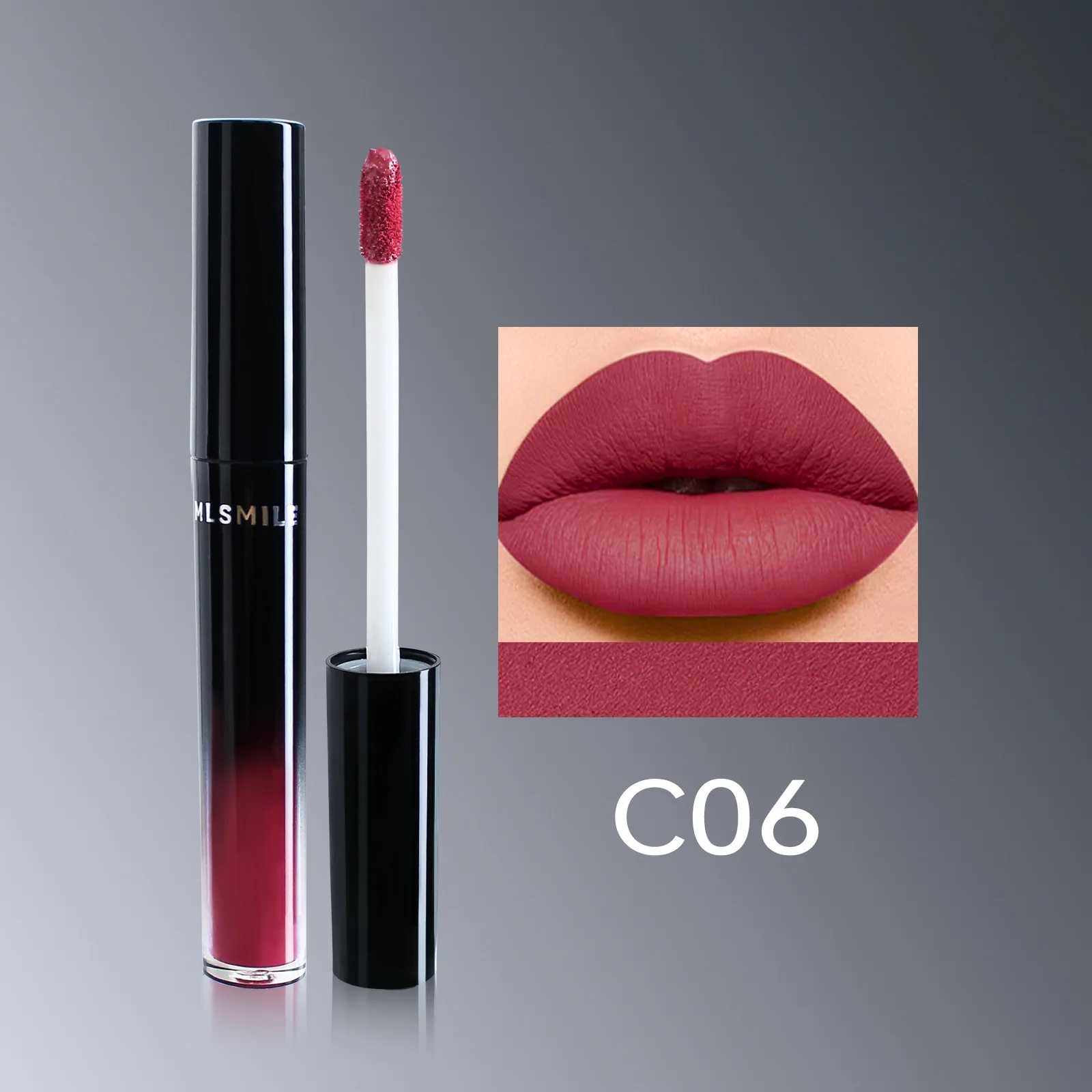makeup 12 colors matte lipstick lip glaze long-lasting, non-stick cup, non-fading, transparent lip honey, pearlescent lip gloss 6