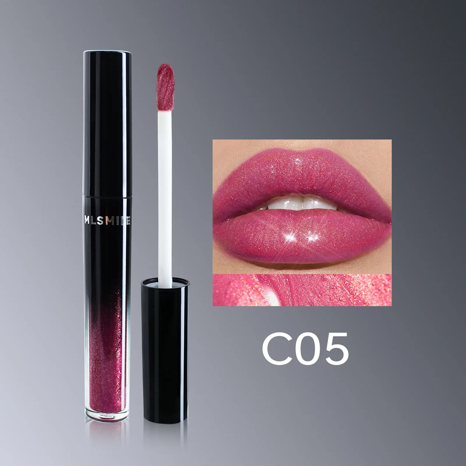 makeup 12 colors matte lipstick lip glaze long-lasting, non-stick cup, non-fading, transparent lip honey, pearlescent lip gloss 5