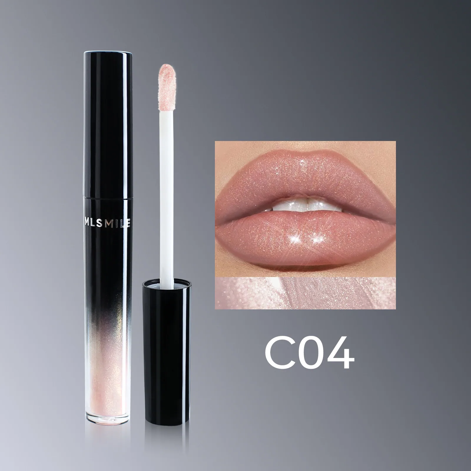 makeup 12 colors matte lipstick lip glaze long-lasting, non-stick cup, non-fading, transparent lip honey, pearlescent lip gloss 4