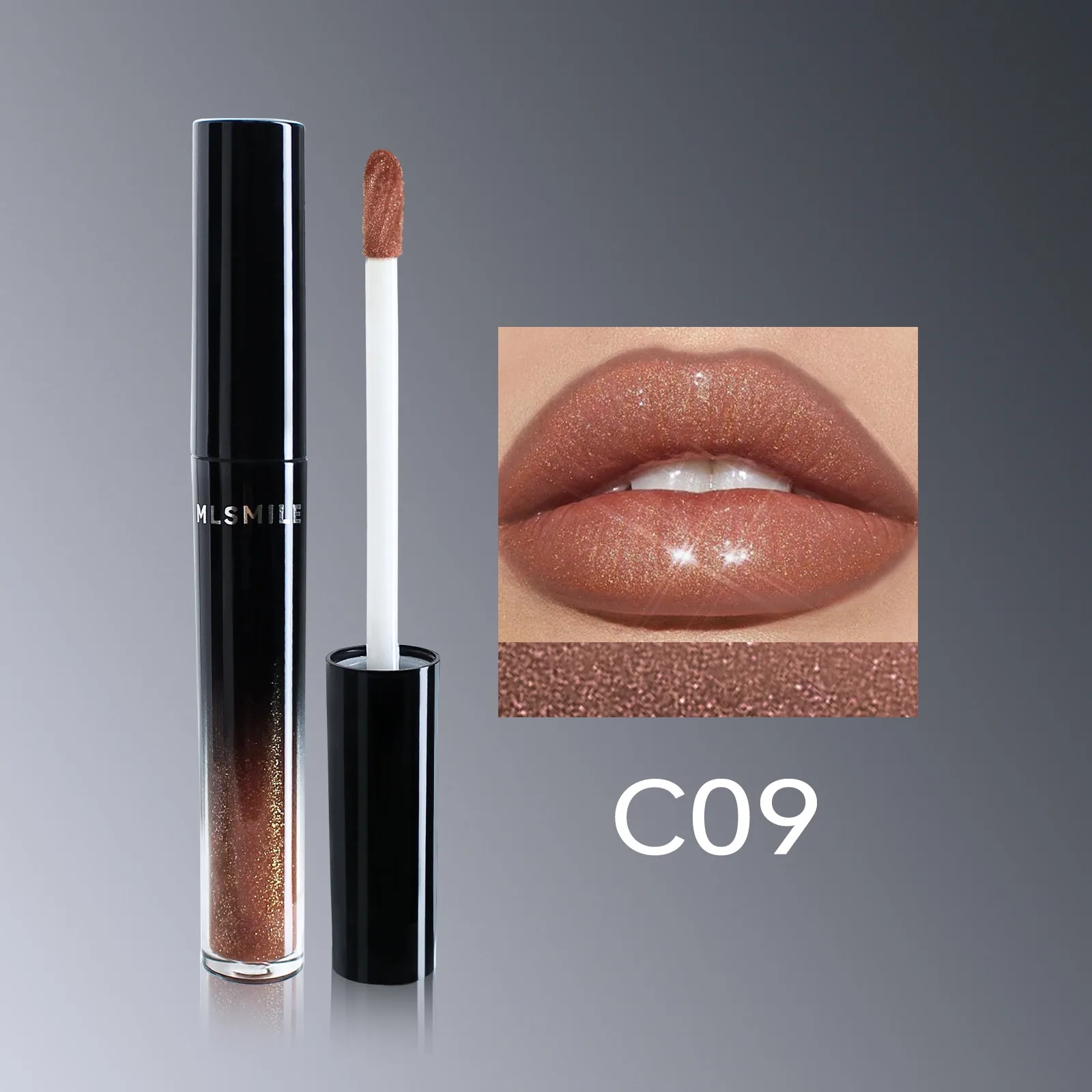 makeup 12 colors matte lipstick lip glaze long-lasting, non-stick cup, non-fading, transparent lip honey, pearlescent lip gloss 9