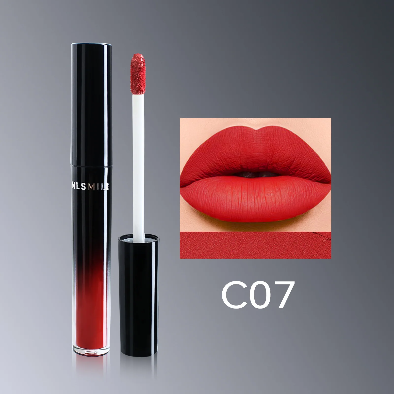 makeup 12 colors matte lipstick lip glaze long-lasting, non-stick cup, non-fading, transparent lip honey, pearlescent lip gloss 7