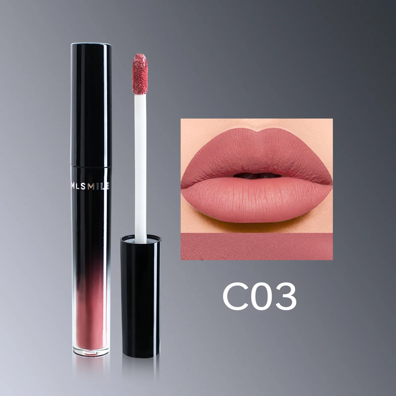makeup 12 colors matte lipstick lip glaze long-lasting, non-stick cup, non-fading, transparent lip honey, pearlescent lip gloss 3
