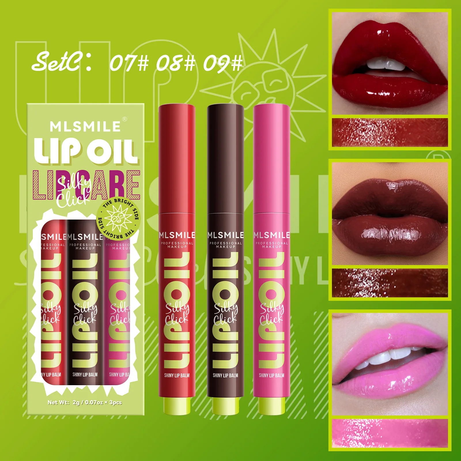 makeup pressing lipstick set solid water gloss, lip gloss, mirror lip gloss, foreign trade lipstick, lipstick, lip oil wholesale 3
