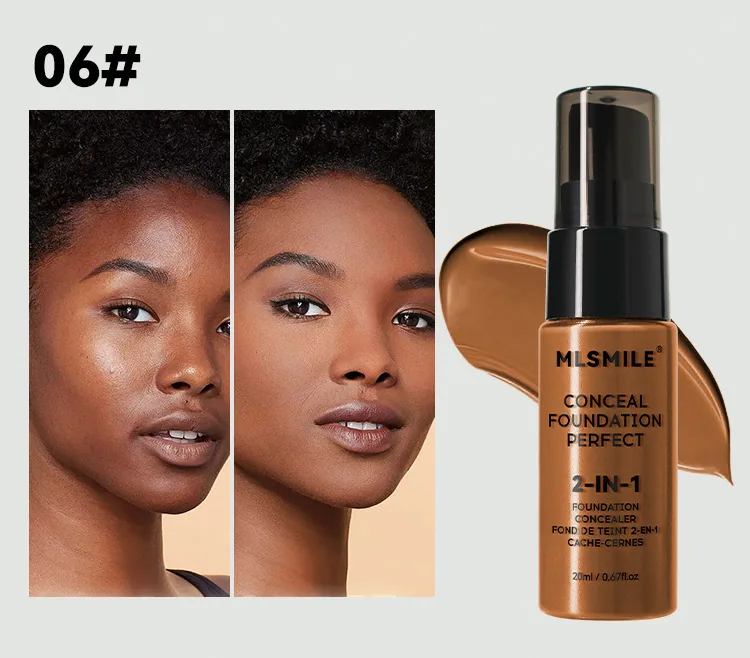 exclusive matte matte liquid flawless oil control pre-makeup concealer BB cream natural makeup holding liquid makeup 6