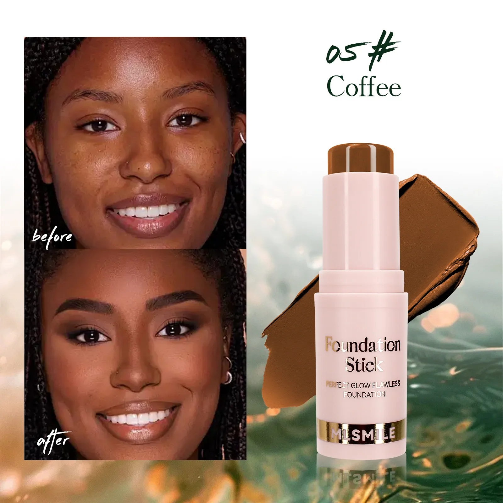 concealer foundation stick matte oil control isolation BB cream modifies contour highlighter contour brightening liquid 5