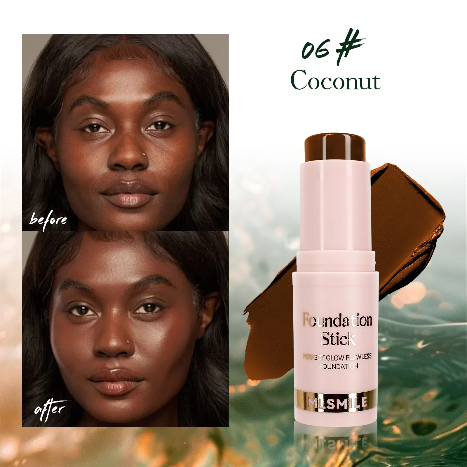 concealer foundation stick matte oil control isolation BB cream modifies contour highlighter contour brightening liquid 6