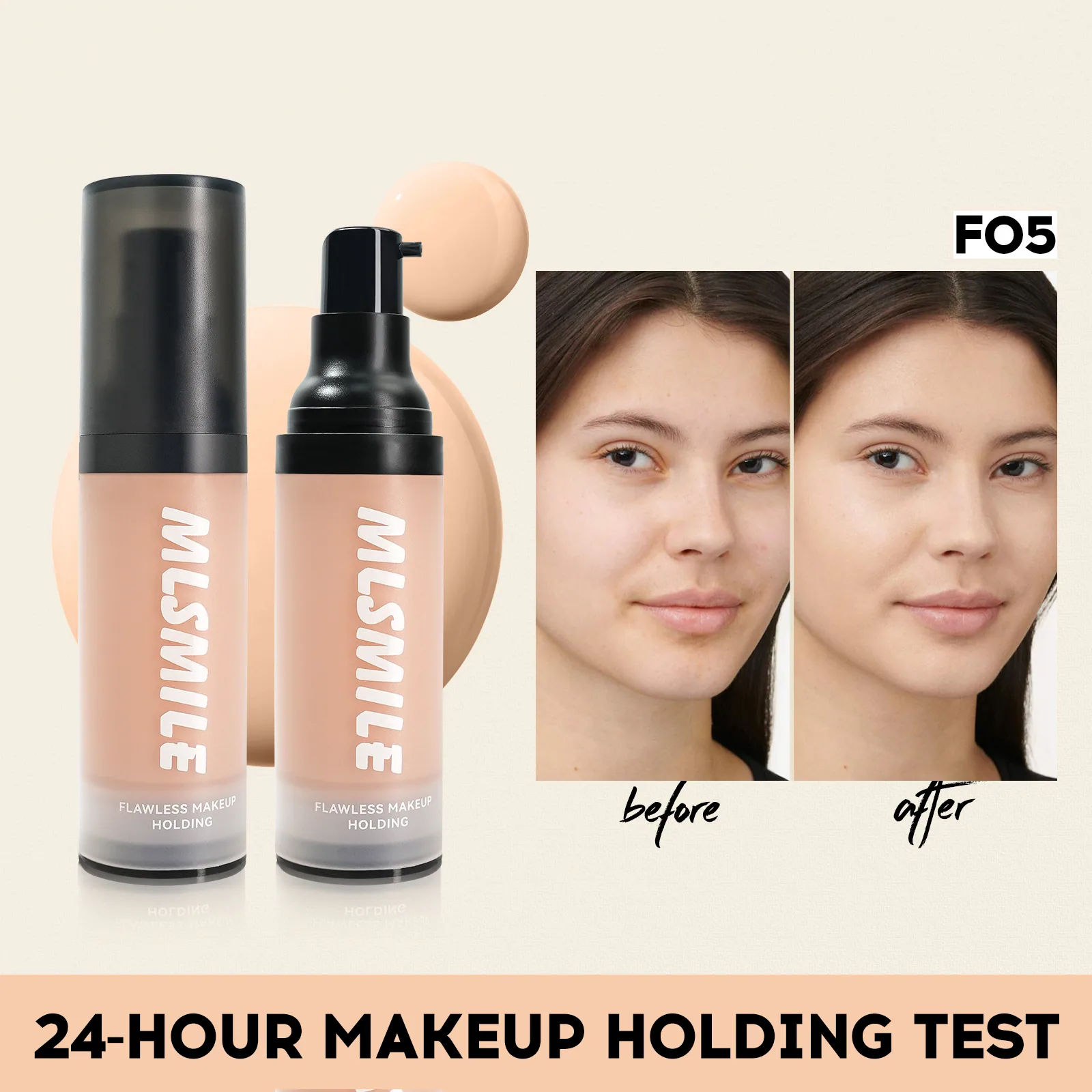 matte press foundation moisturizing non-sticking powder contouring foundation cream oil control long-lasting coverage foundation 5