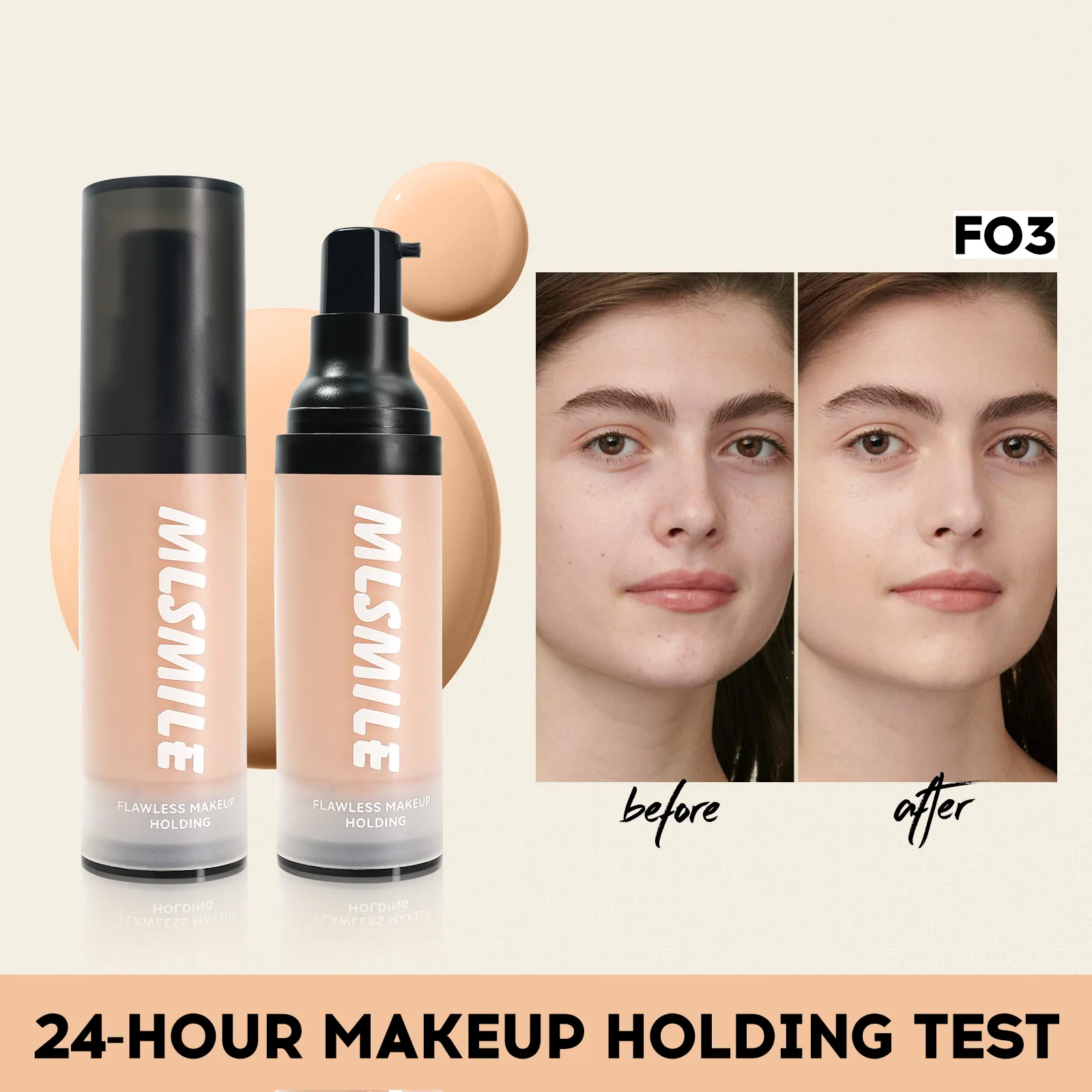 matte press foundation moisturizing non-sticking powder contouring foundation cream oil control long-lasting coverage foundation 3