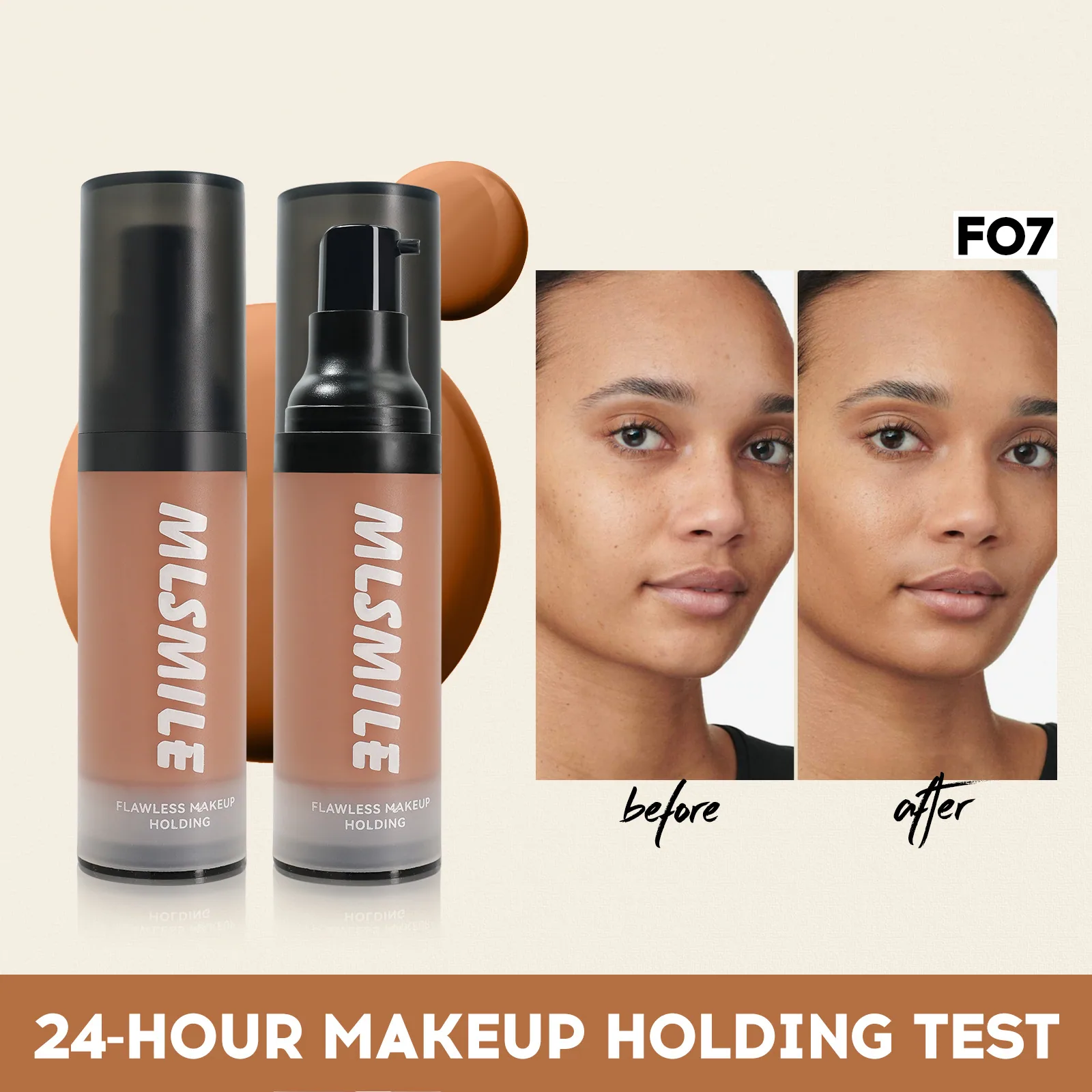 matte press foundation moisturizing non-sticking powder contouring foundation cream oil control long-lasting coverage foundation 7