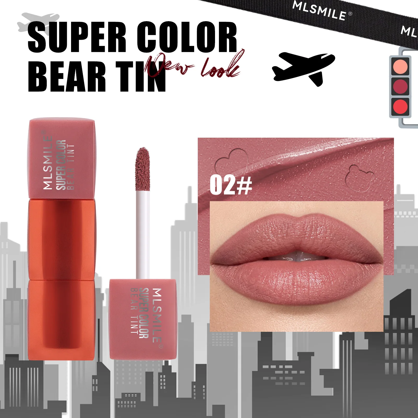 matte lipstick non-stick cup matte velvet lip gloss foreign trade makeup waterproof non-fading teddy lip glaz 2