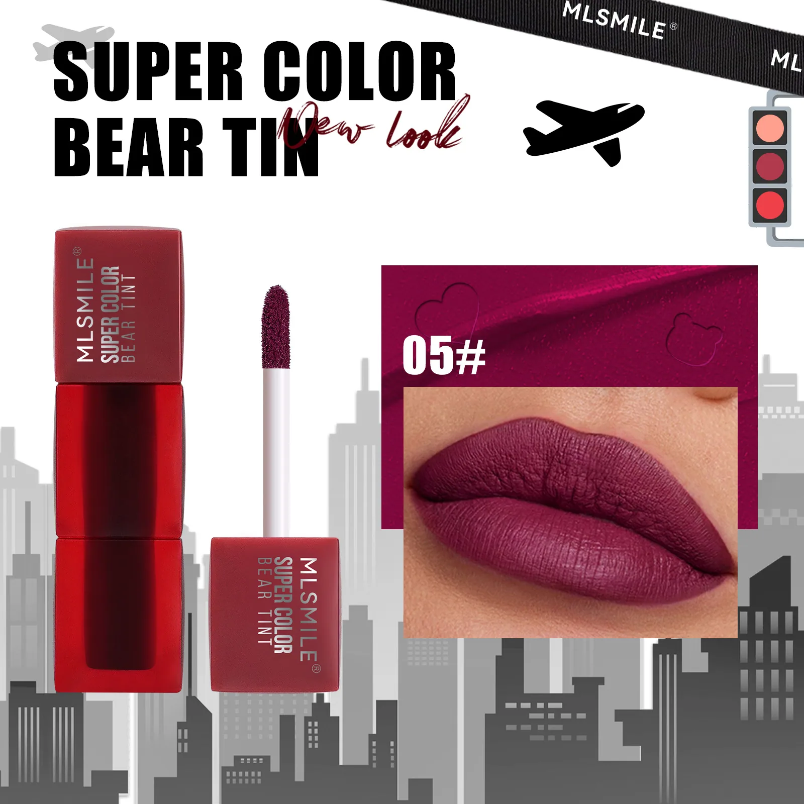 matte lipstick non-stick cup matte velvet lip gloss foreign trade makeup waterproof non-fading teddy lip glaz 5