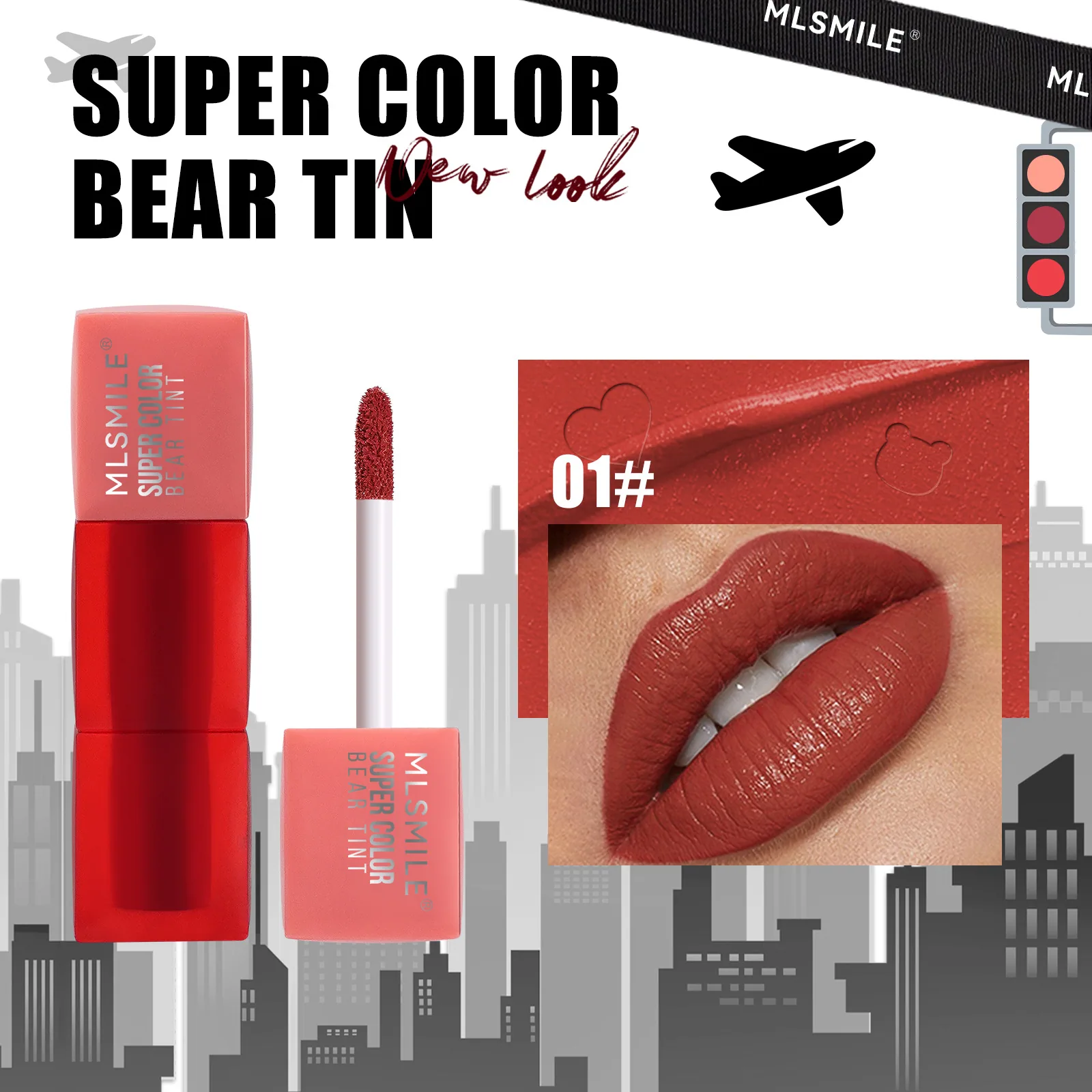 matte lipstick non-stick cup matte velvet lip gloss foreign trade makeup waterproof non-fading teddy lip glaz