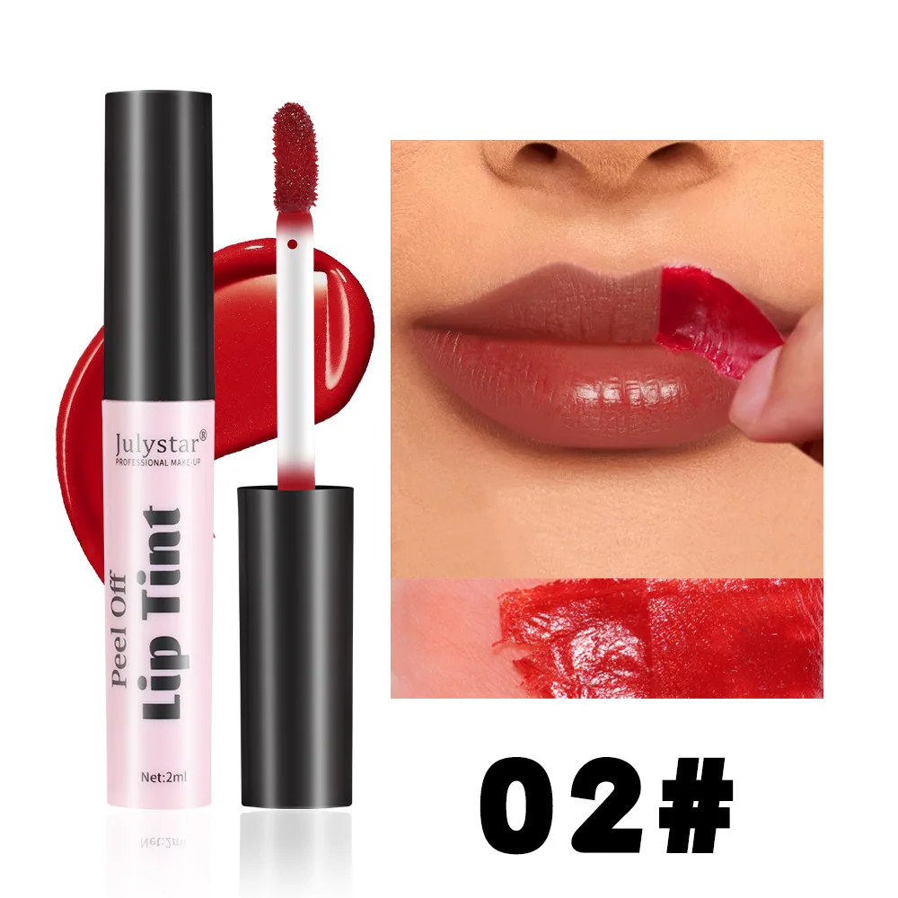 Foreign trade cross-border Julystar matte matte explosive tear-off lipstick long-lasting waterproof non-stick cup tear-off lipst 2