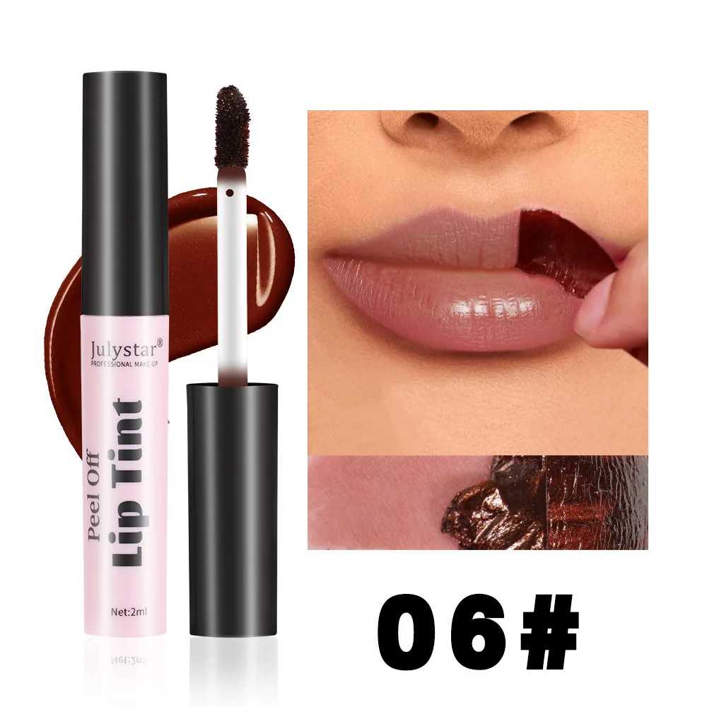 Foreign trade cross-border Julystar matte matte explosive tear-off lipstick long-lasting waterproof non-stick cup tear-off lipst 6