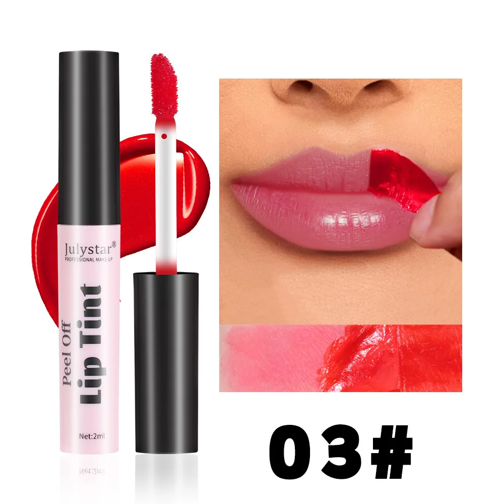 Foreign trade cross-border Julystar matte matte explosive tear-off lipstick long-lasting waterproof non-stick cup tear-off lipst 3