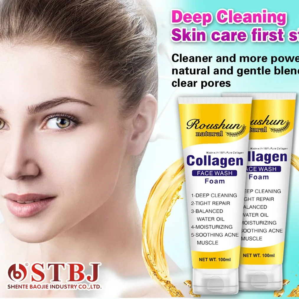 ROUSHUN Collagen face wash foam - Facial Cleanser 6