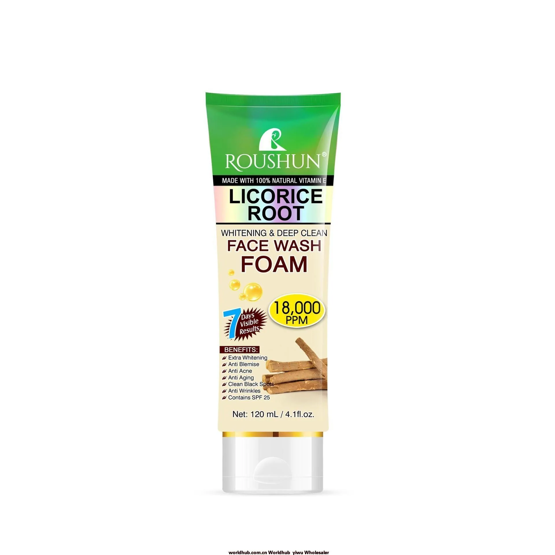 ROUSHUN licorice face wash foam - Facial Cleanser