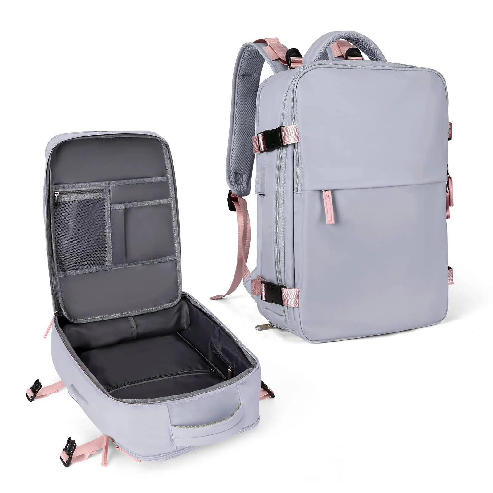cross-border travel backpack women's large capacity multifunctional backpack male student school bag travel bag travel backpack womens large capacity multifunctional backpack male student school bag travel bag 22